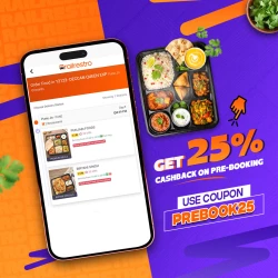Get 25% Cashback on Pre-Booking with RailRestro Coupon PREBOOK25