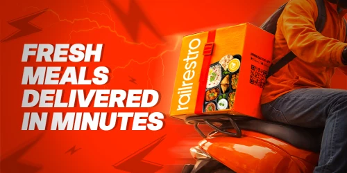 Get food delivery free at train seat