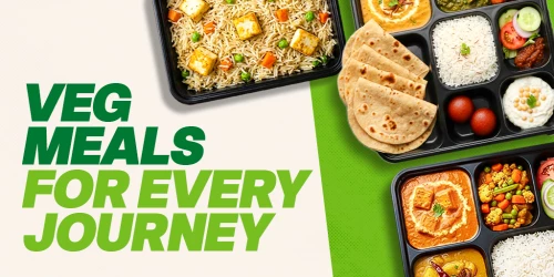 pure veg food in train