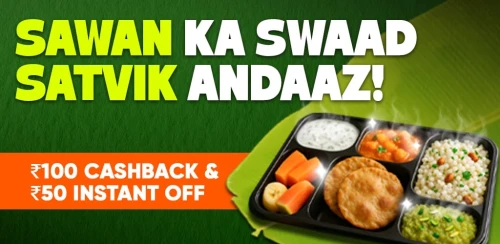 Order Satvik food in train