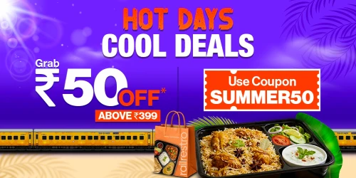 Hot days cool deals with RailRestro App