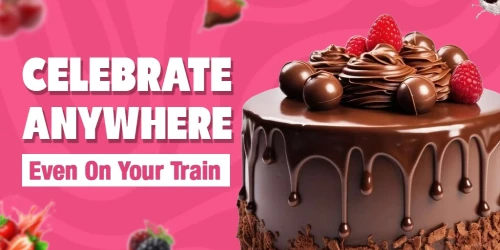 Celebrate Cake on Train with RailRestro