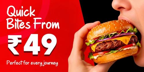 Quick Bites from ₹49 with RailRestro Express Meals